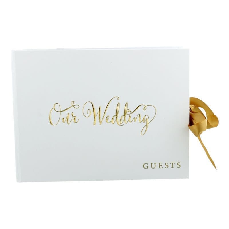Always & Forever Gold Foil Guest Book.