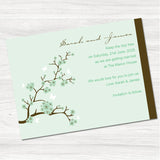 Blossom Green Save the Date Card