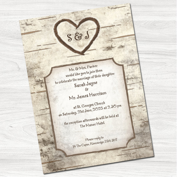 Endless Love Wedding Day Invitation