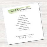 Fajrina Green Guest Information Card