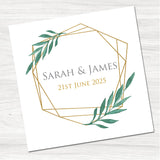 Fern Leaves Save the Date Cards