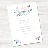 Fun, Laughter & Marriage Save the Date Card-Back