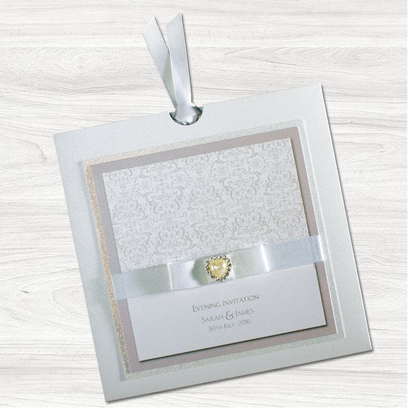 Felicity Wedding Evening Invitation.