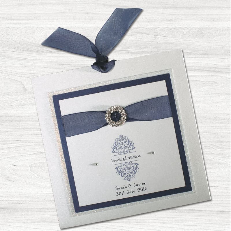 Allegra Wedding Evening Invitation.