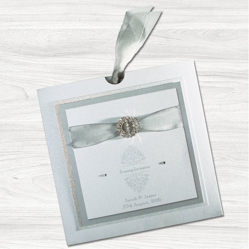 Allegra Wedding Evening Invitation.
