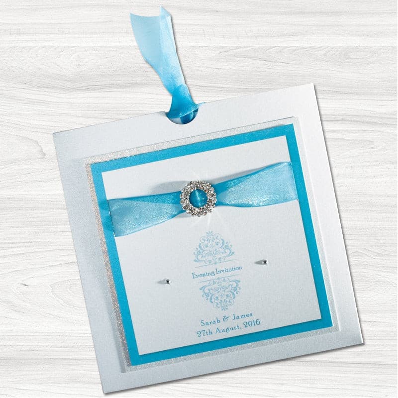 Allegra Wedding Evening Invitation.