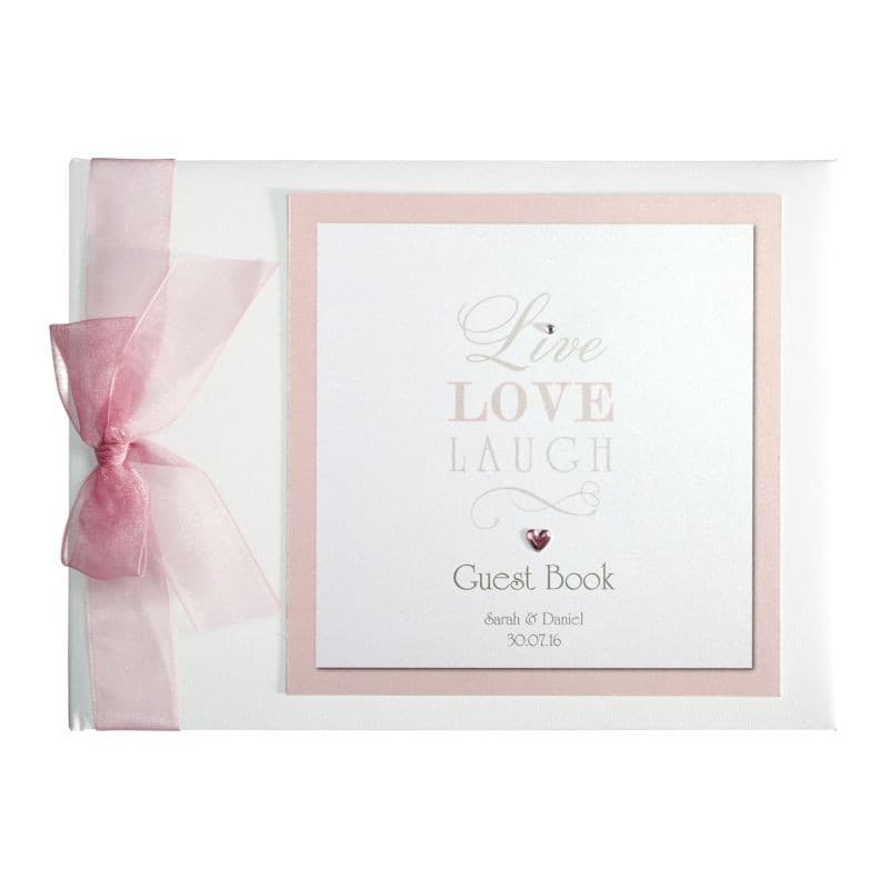 Live, Laugh, Love Guest Book.