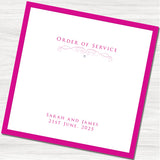 Imogen Order of Service