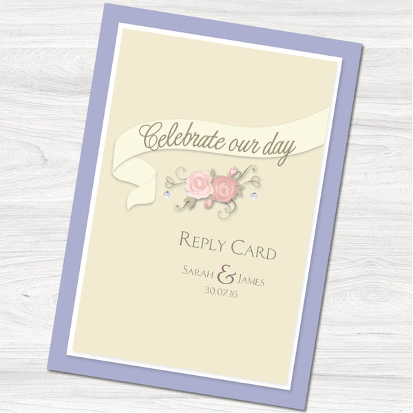 Celebrate Reply Card.