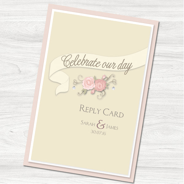 Celebrate Reply Card.