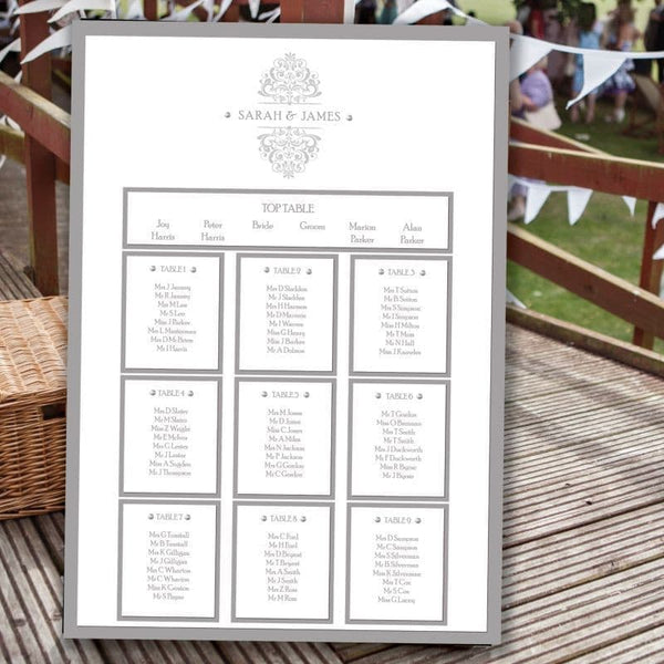 Allegra Table Plan.