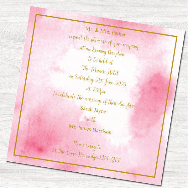 Lillie Wedding Evening Invitation