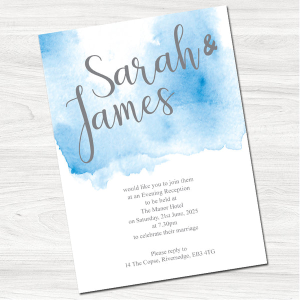 Lillie Mae Wedding Evening Invitation