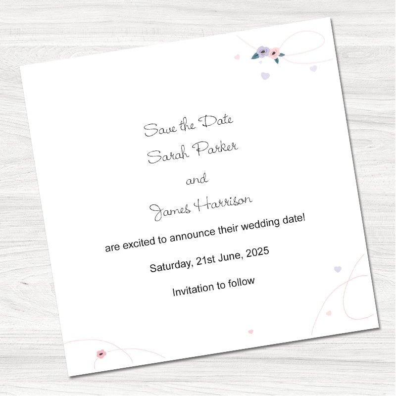 Script Save the Date Card-Inside