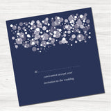 Starry Night Navy Wedding Day Invitation Bundle