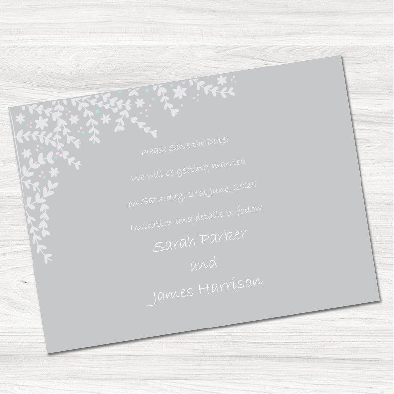 Swallows Save the Date Card-Back
