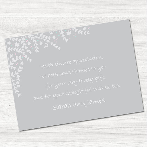 Swallows Thank You Card-Back