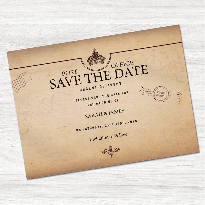 Telegram Save the Date Card