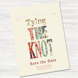 Tying the Knot Save the Date Card-Front