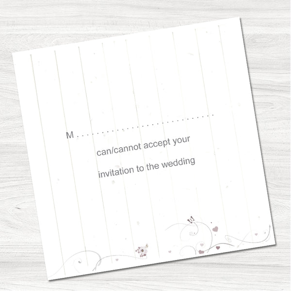 Vintage Roses Reply Card-Inside