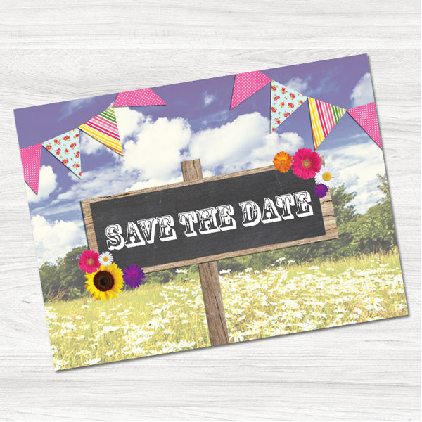 Wed Fest Save the Date Card-Front