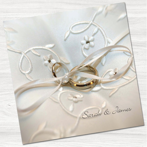 Wedding Rings Thank You Card