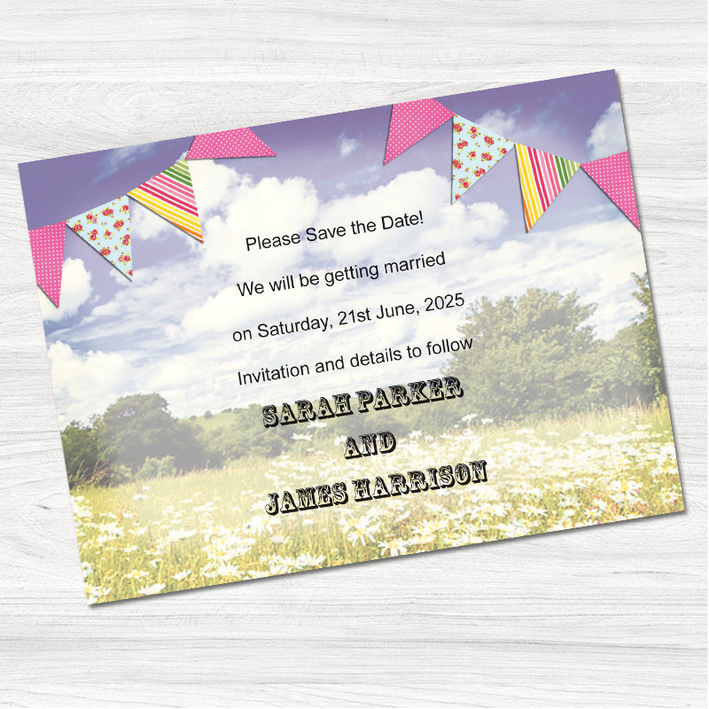 Wed Fest Save the Date Card-Back